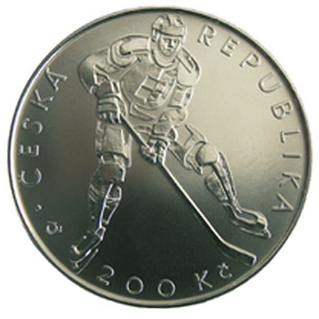 100. výročí založení Českého svazu ledního hokeje - rubová strana