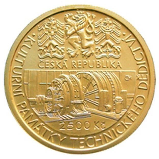 Národní kulturní památka důl Michal v Ostravě - rubová strana