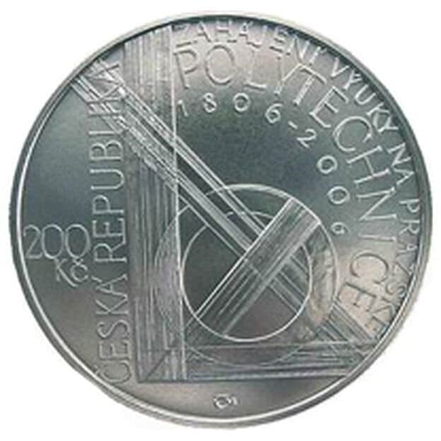 250. výročí narození F.J.Gerstnera a 200. výročí zahájení výuky na pražské polytechnice - rubová strana