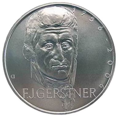 200 Kč - 250. výročí narození F.J.Gerstnera a 200. výročí zahájení výuky na pražské polytechnice