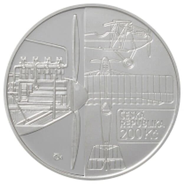 100. výročí sestrojení prvního letounu československé výroby Bohemia B-5 - rubová strana