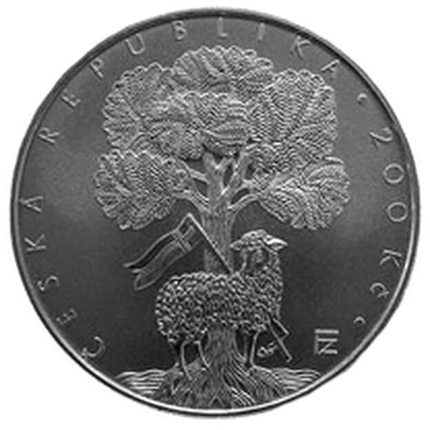 550. výročí založení Jednoty bratrské - rubová strana