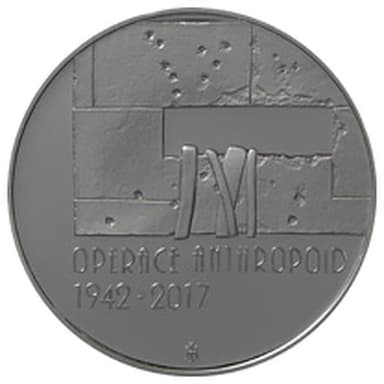 200 Kč - 75. výročí operace Anthropoid