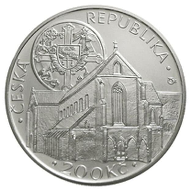 750. výročí založení kláštera Zlatá Koruna - rubová strana