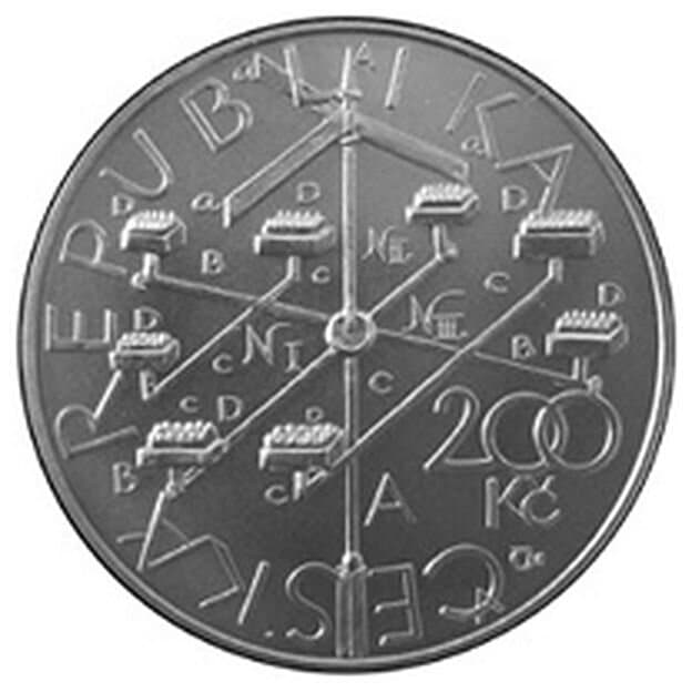 250. výročí sestrojení bleskosvodu Prokopem Divišem - rubová strana