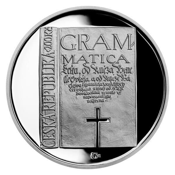 500. výročí narození Jana Blahoslava - rubová strana