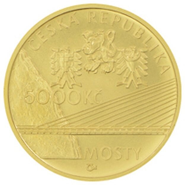 Mariánský most v Ústí nad Labem - rubová strana