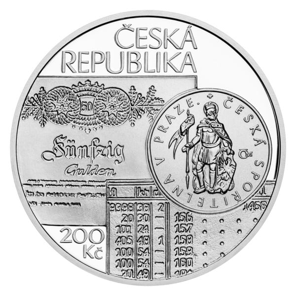 200. výročí založení České spořitelny - rubová strana
