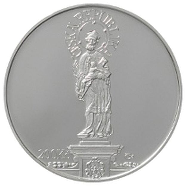 300. výročí úmrtí Jana Brokoffa - rubová strana