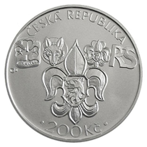 100. výročí - založení Junáka - rubová strana