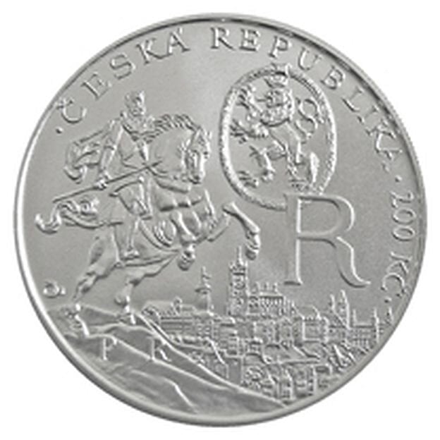 400. výročí - úmrtí Rudolfa II. - rubová strana