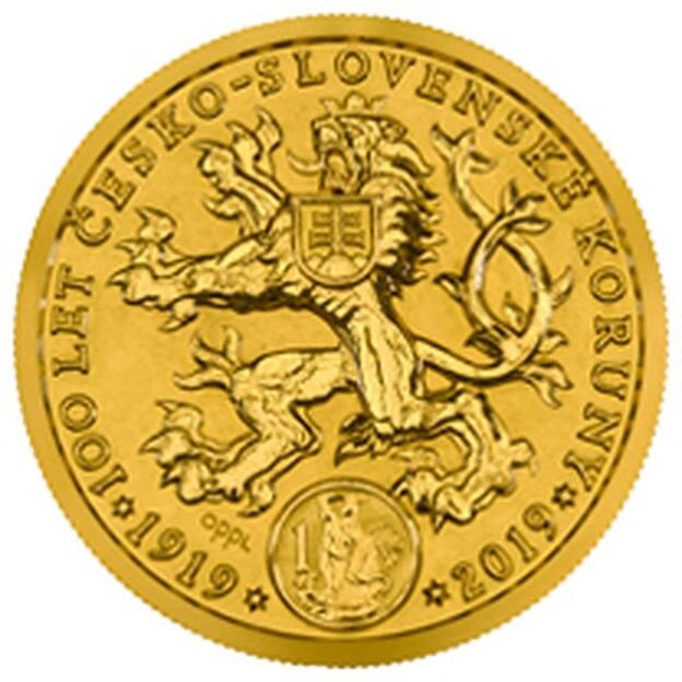 100 let česko-slovenské koruny