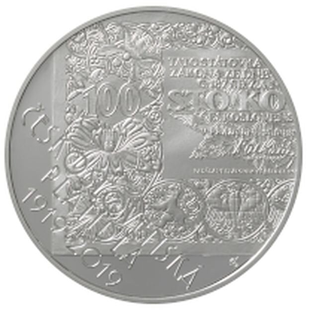 100. výročí zahájení vydávání československých platidel