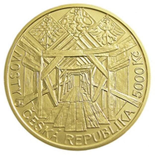 Dřevěný most v Lenoře - rubová strana