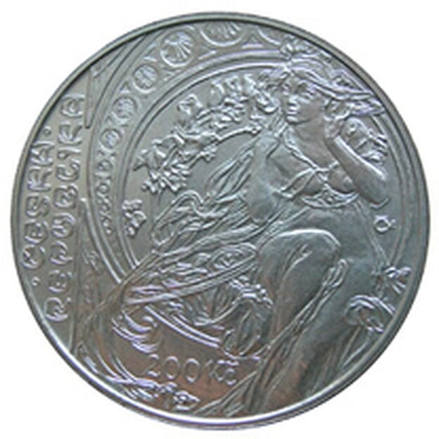 150. výročí - narození Alfonse Muchy - rubová strana